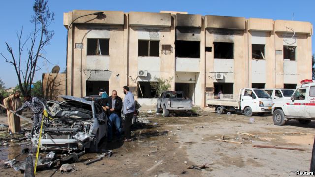 Suicide Truck Bomb Explodes In Police Training Center In Zliten Libya Killing 60
