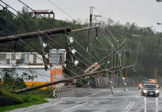 Super Typhoon Meranti Exits Taiwan Hits Mainland China