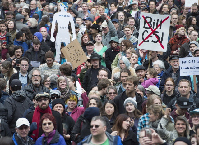 Huge Crowd Protests In London Against Education Bill