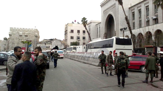 BREAKING Suicide Attacker Detonates Explosives At Justice Building In Damascus