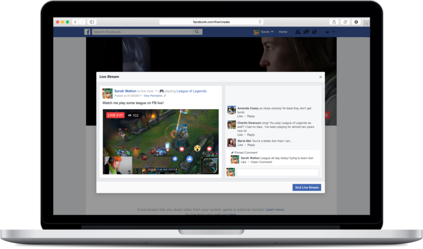 Facebook Introduces LIVE Video Broadcasting Feature To PC
