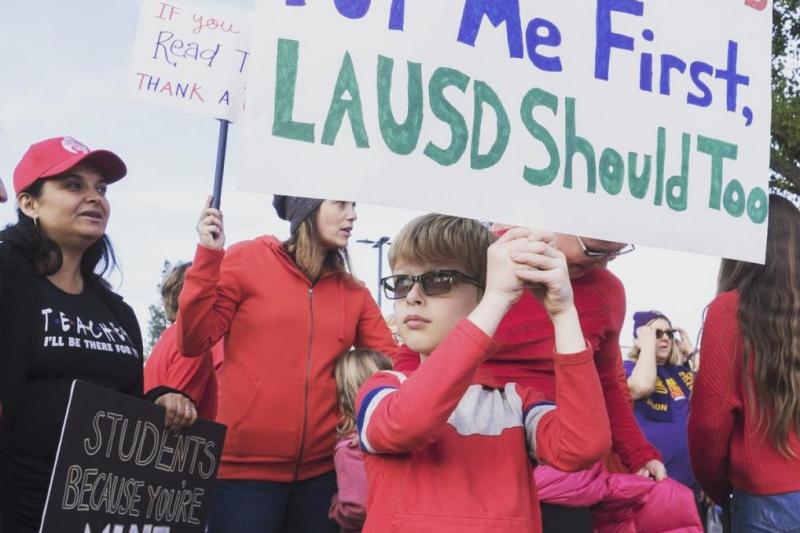 LA teachers on strike disrupting studies of 600000 students